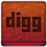 Red Digg Icon 96x96 png