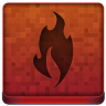 Red Fire Icon 96x96 png