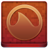 Red Grooveshark Coloured Icon 96x96 png