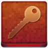 Red Key Coloured Icon 96x96 png