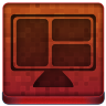 Red LCD Icon 96x96 png