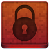 Red Lock Icon 96x96 png