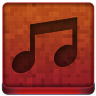 Red Music Icon 96x96 png