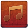 Red Music Coloured Icon 96x96 png