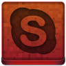 Red Skype Icon 96x96 png