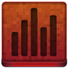 Red Statistics Icon 96x96 png