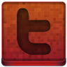 Red Twitter Icon 96x96 png