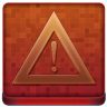 Red Warning Coloured Icon 96x96 png