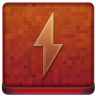 Red Winamp Coloured Icon 96x96 png