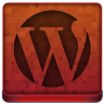 Red WordPress Icon 96x96 png