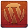 Red WordPress Coloured Icon 96x96 png