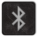 Bluetooth White Icon