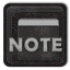 Notes White Icon 64x64 png