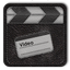 Video White Icon 64x64 png