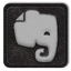 Evernote White Icon 64x64 png
