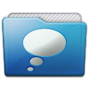 Folder Chats Icon 128x128 png