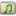 Beige Folder Music Icon 16x16 png