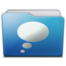 Folder Chats Icon 256x256 png