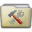 Beige Folder Utilities Icon 32x32 png