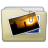 Beige Folder Pictures Alt Icon