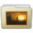 Beige Folder Pictures Icon 48x48 png