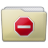 Beige Folder Private Icon