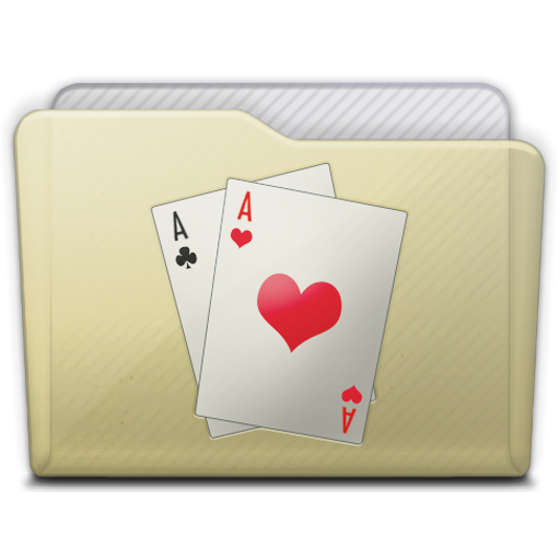 Beige Folder Games Icon 512x512 png