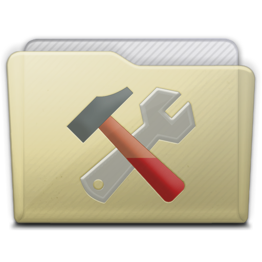 Beige Folder Utilities Icon 512x512 png