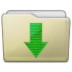 Beige Folder Downloads Icon 72x72 png
