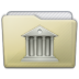 Beige Folder Library Icon 72x72 png