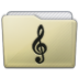 Beige Folder Music Alt Icon 72x72 png
