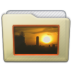 Beige Folder Pictures Icon 72x72 png