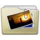 Beige Folder Pictures Alt Icon 80x80 png