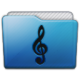 Folder Music Alt Icon 80x80 png