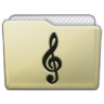 Beige Folder Music Alt Icon 96x96 png