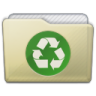 Beige Folder Recycle Icon 96x96 png