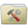 Beige Folder Utilities Icon 96x96 png