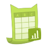 File Excel Icon 96x96 png