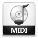 MIDI File Icon 128x128 png