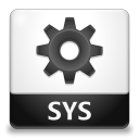 SYS File Icon 128x128 png