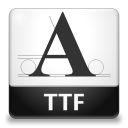 TTF File Icon 128x128 png