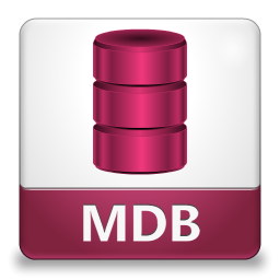 MDB File Icon 256x256 png