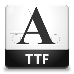 TTF File Icon 256x256 png