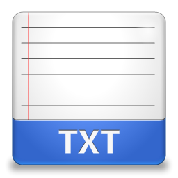 TXT File Icon 256x256 png