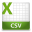 CSV File Icon 32x32 png