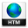 HTM File Icon 32x32 png
