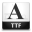 TTF File Icon 32x32 png