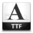TTF File Icon 48x48 png