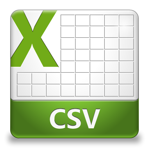 CSV File Icon 512x512 png
