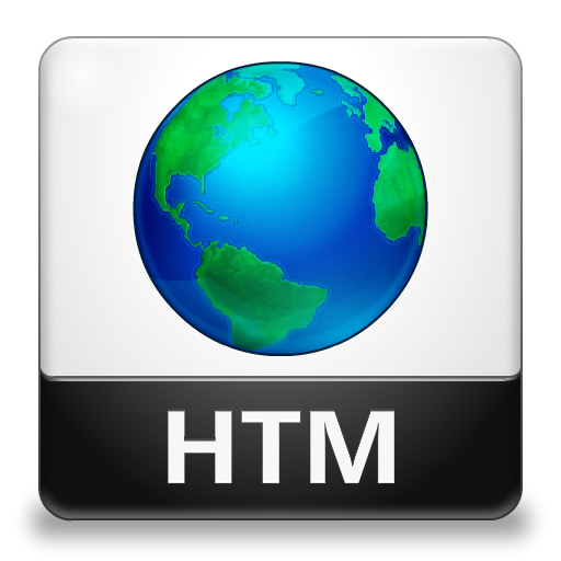 HTM File Icon 512x512 png